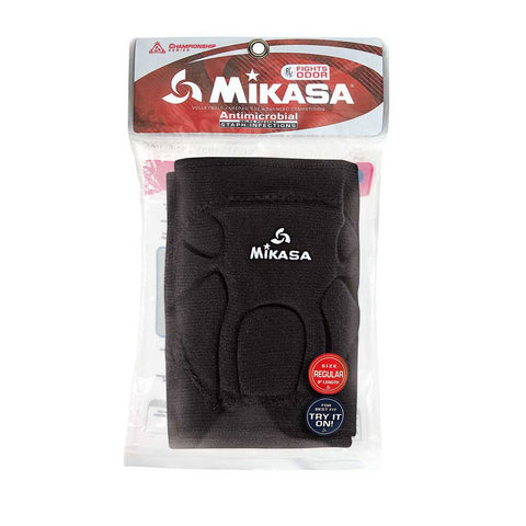 MIKASA VOLLEYBALL KNEE PAD ADVANCED BLACK 832SR