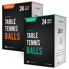 PRO SPIN TABLE TENNIS BALLS 3 STARS 40+PACK OF 24