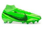 NIKE SUPERFLY 9  ACADEMY FG SOCCER NEON GREEN MDS
