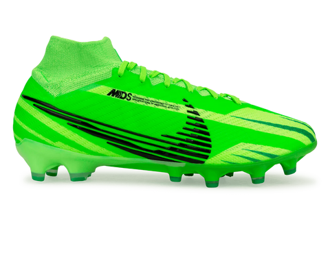 NIKE SUPERFLY 9  ACADEMY FG SOCCER NEON GREEN MDS