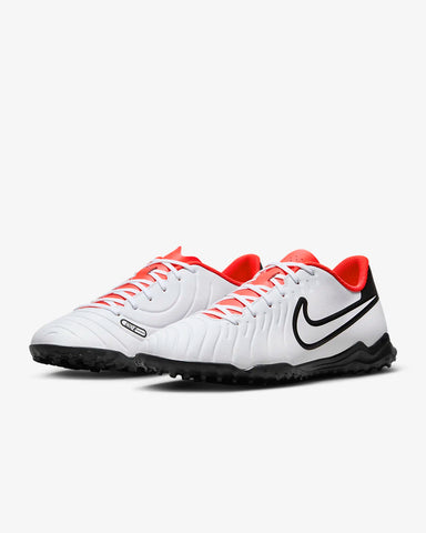 NIKE FOOTBALL LEGEND 10 CLUB WHITE/RED TURF TF