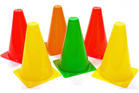 7" Cones MULTICOLOR
