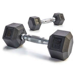 NEW AC Dumbbells Rubber Hexagon 10lbs